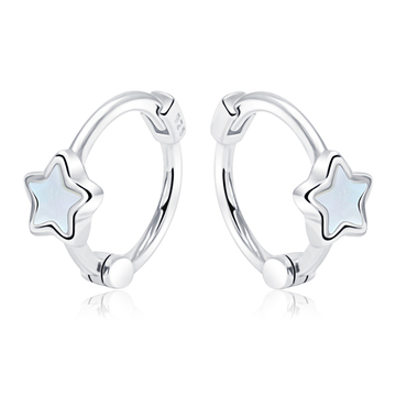 Silver Hoop Earring HO-2618